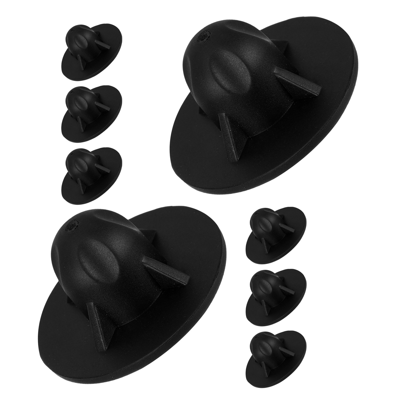 Outdoor Furniture Leg Protectors - 8 個の屋外用沈み込み防止キャンプチェア脚キャップゴム製フットカバー家具床プロテクター 3-5 インチポールチェアビーチ用
