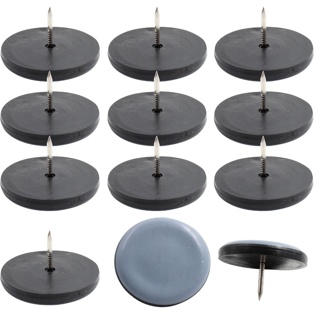 Outdoor Furniture Leg Protectors - 4/8/16個入り丸型家具脚パッド、ネジ＆釘留め式、テーブル、椅子、キャビネット、ソファ用PTFEスライダー - 移動時の床保護用