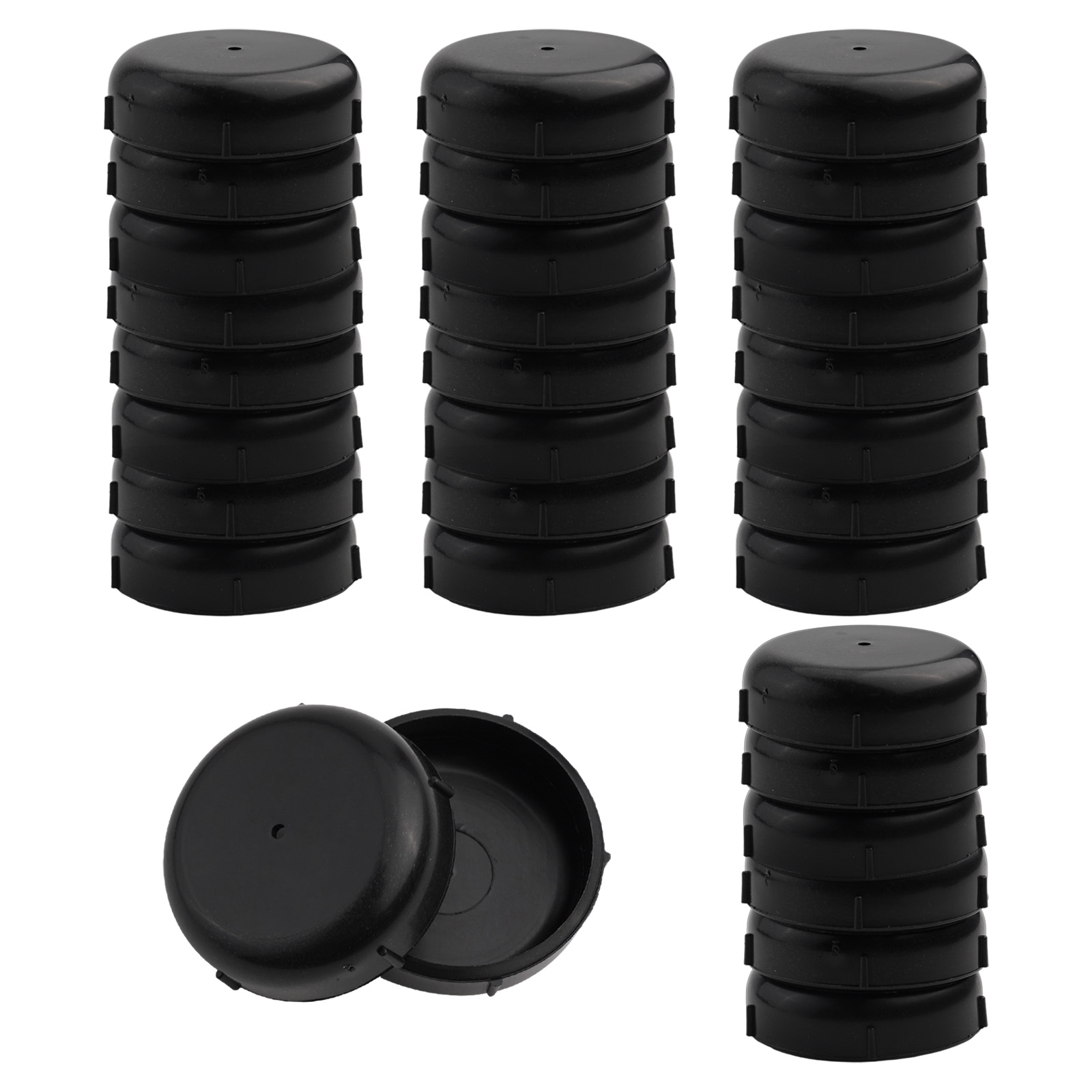 Outdoor Furniture Leg Protectors - 屋外用錬鉄製家具足部プロテクター 32個パック 排水穴付き 内径1/2インチの脚用