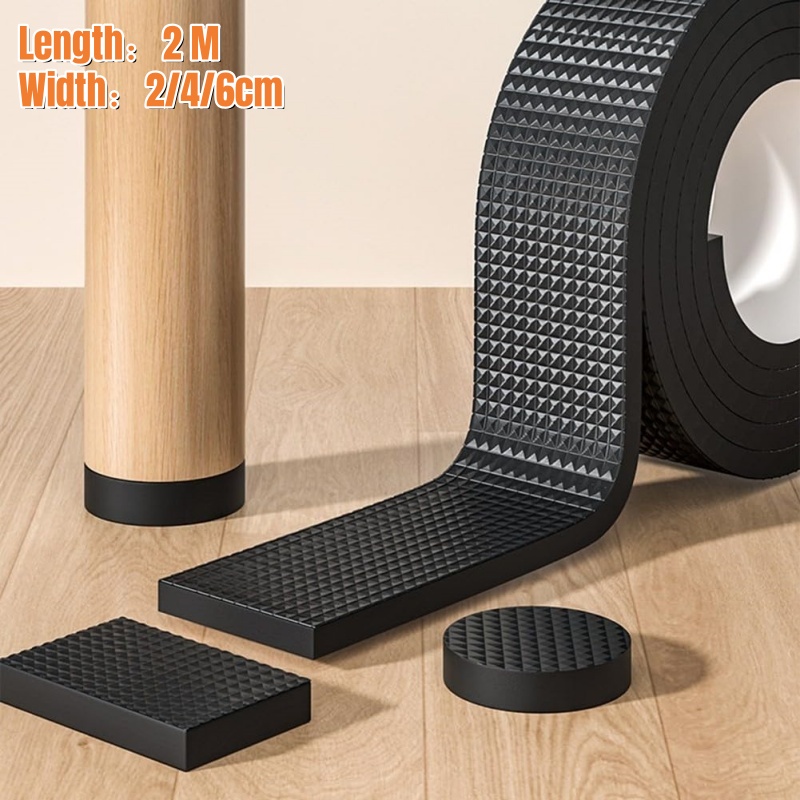 2 メートル椅子脚プロテクターロール耐摩耗性サイレントテーブ - Outdoor Furniture Leg Protectors のレビューと価格