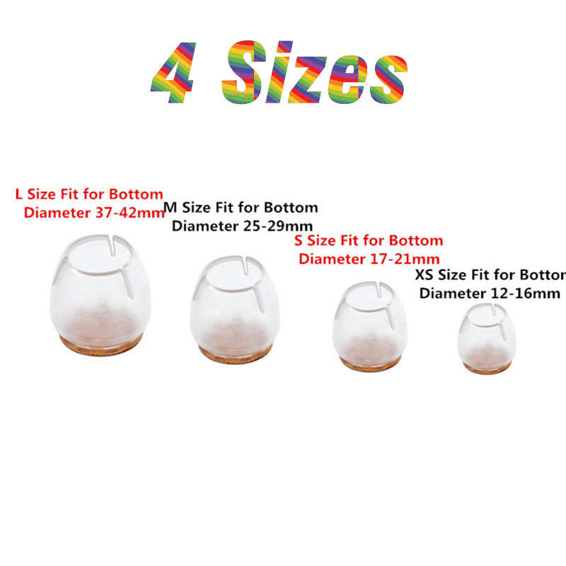 24 個のシリコン椅子脚プロテクター フェルト家具足パッド付 - Outdoor Furniture Leg Protectors のレビューと価格