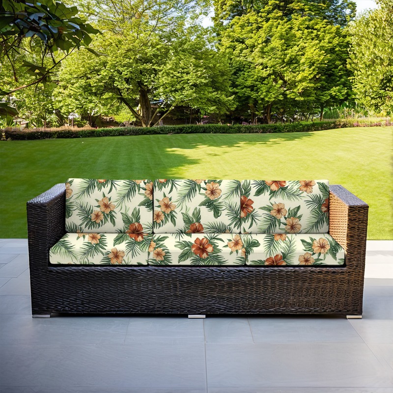 ガーデン家具クッション用プリントカバー セクショナル屋外ソフ - Outdoor Furniture On Sale のレビューと価格