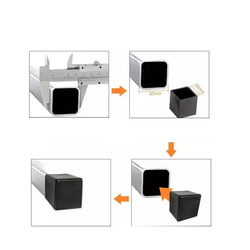 4-16 個ノンスリップ椅子脚キャップゴム正方形床テーブル足 - Outdoor Furniture Leg Protectors のレビューと価格