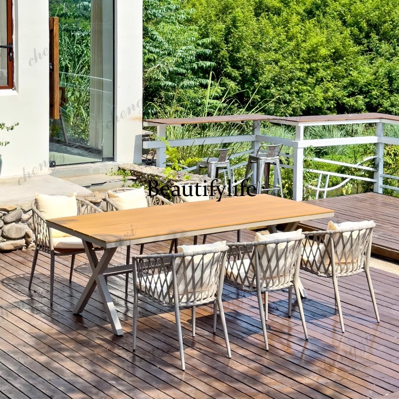 防水レトロガーデン家具セットモダンメタルイタリアデザイナーガ - Outdoor Furniture Italian のレビューと価格