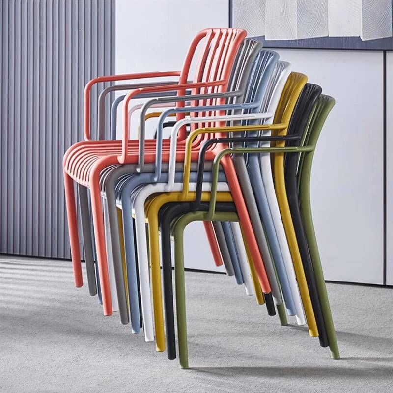デザインミッドセンチュリーガーデンチェア、グリーンハンドル、 - Outdoor Furniture On Sale のレビューと価格