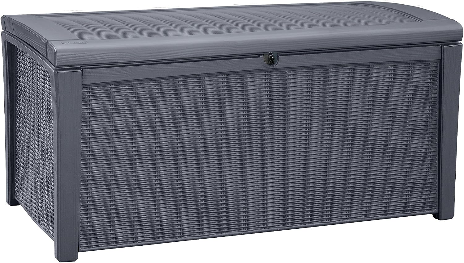 110ガロン屋外収納デッキボックス、ロック付き防水樹脂製コン - Outdoor Furniture Rattan のレビューと価格