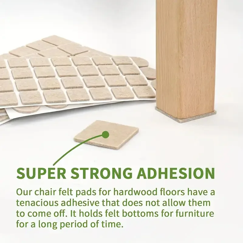 自己粘着フェルト家具パッド、傷防止椅子脚フロアプロテクター、 - Outdoor Furniture Leg Protectors のレビューと価格