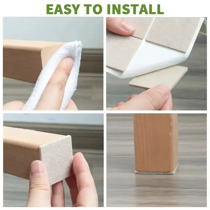 自己粘着フェルト家具パッド、傷防止椅子脚フロアプロテクター、 - Outdoor Furniture Leg Protectors のレビューと価格