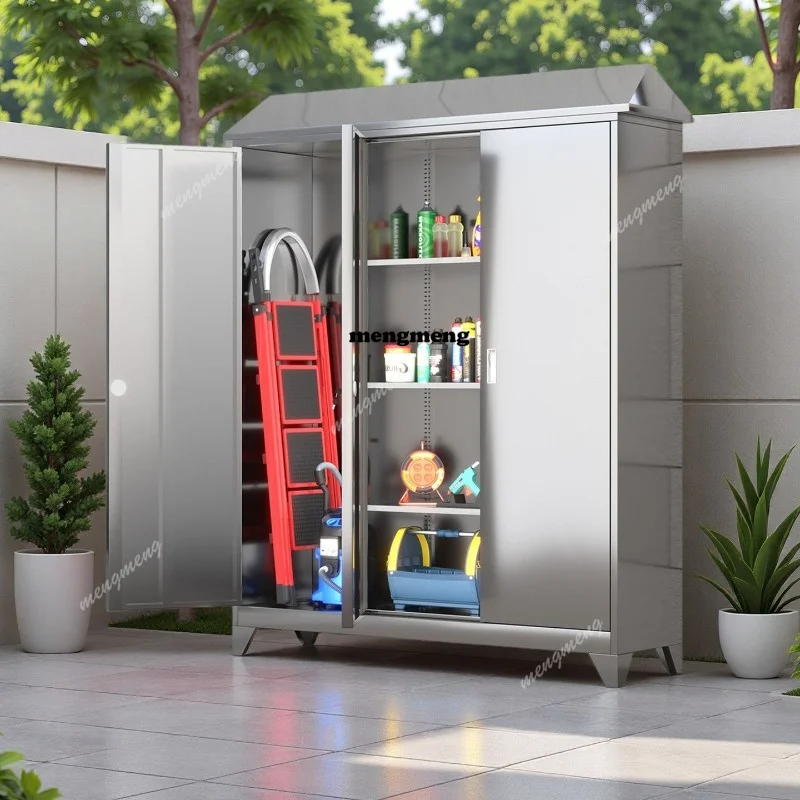 r134 イタリア製ステンレス鋼屋外収納キャビネット 北欧風 - Outdoor Furniture Italian のレビューと価格