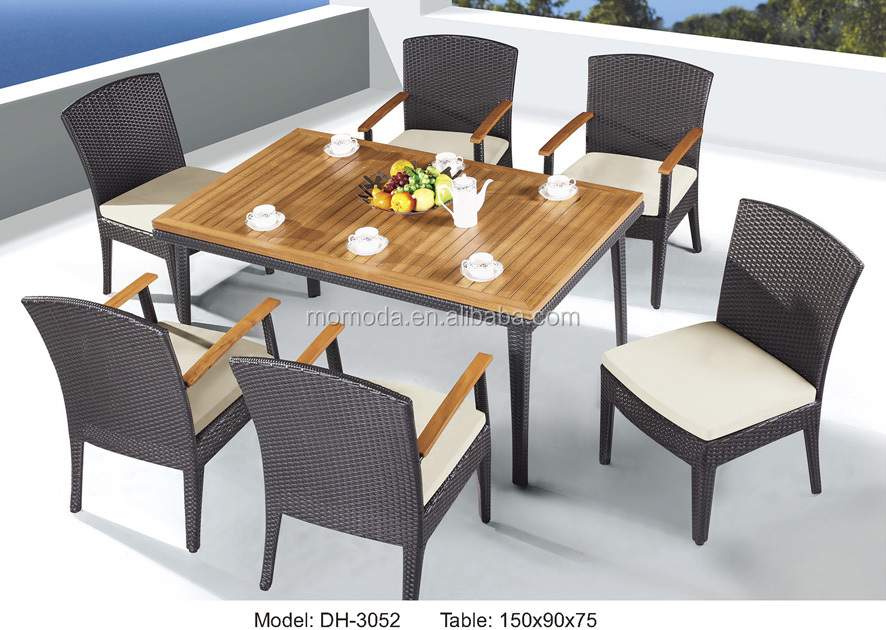 カスタム新スタイル屋外パティオ家具織合成籐籐ダイニングコーヒ - Outdoor Furniture Rattan のレビューと価格