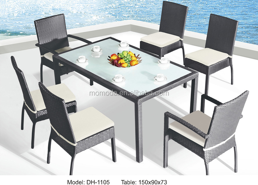 カスタム新スタイル屋外パティオ家具織合成籐籐ダイニングコーヒ - Outdoor Furniture Rattan のレビューと価格