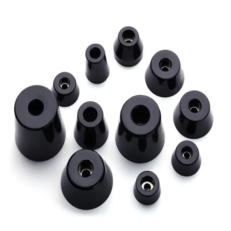 8 個黒ゴム足椅子床プロテクターアンチスリップ家具の足ソファ - Outdoor Furniture Leg Protectors のレビューと価格