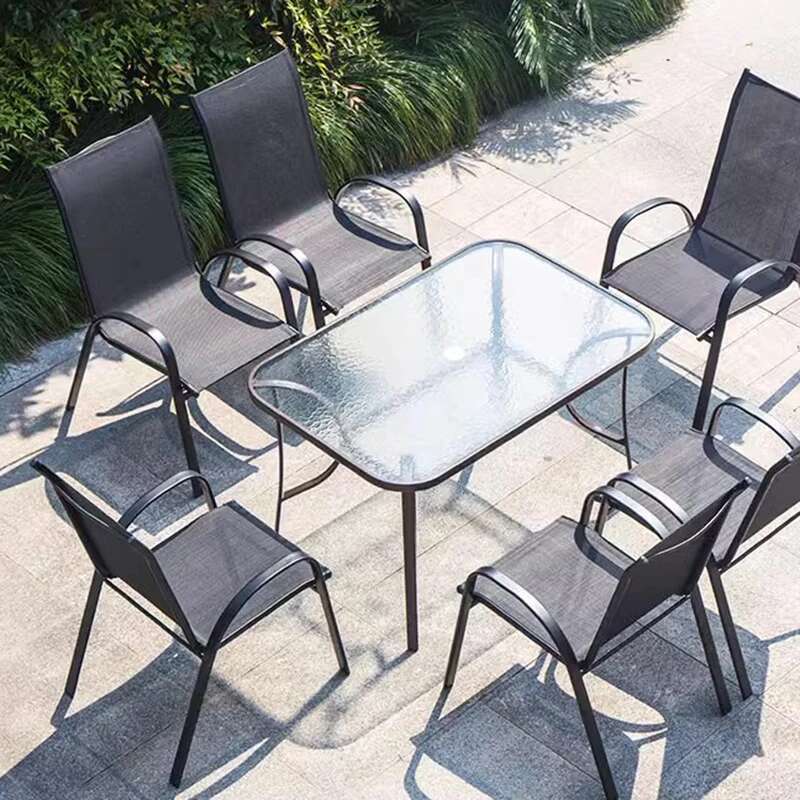 モダンなハイバックガーデンチェア北欧防水快適なダイニングガー - Outdoor Furniture On Sale のレビューと価格