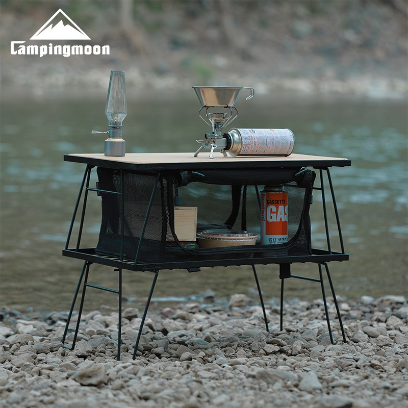 CAMPINGMOON T-230 ポータブル多機能鉄製収納 - Outdoor Furniture Usa のレビューと価格