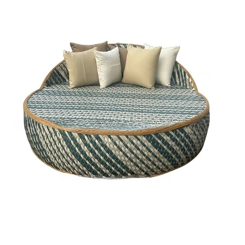 カスタムメイドの屋外ソファ、籐編みのクリエイティブチェア、屋 - Outdoor Furniture Rattan のレビューと価格