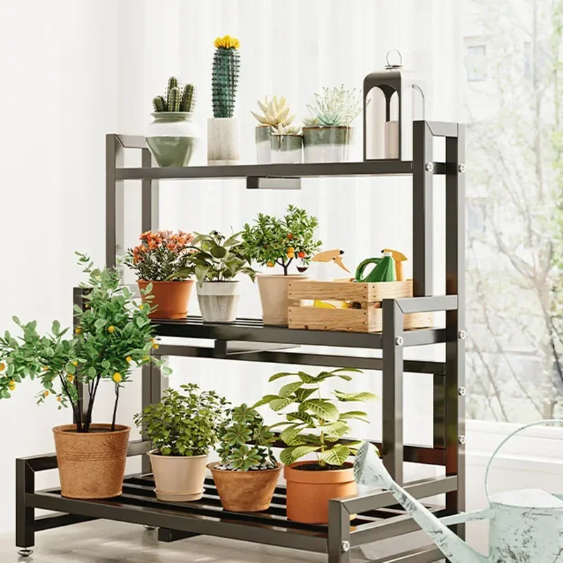 多層式ディスプレイプラントラック棚、ユニバーサル屋外用メタル - Outdoor Furniture On Sale のレビューと価格