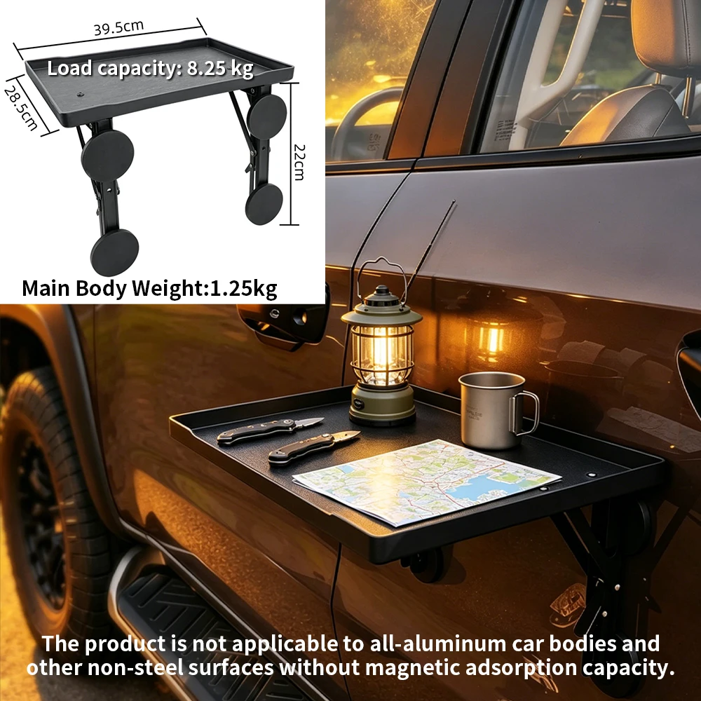 ポータブルカーサイドドアハンギングトレイ折りたたみ式オートテ - Outdoor Furniture Usa のレビューと価格