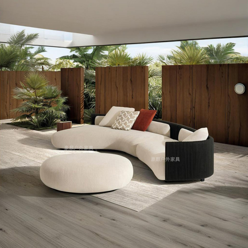 イタリア風ライトラグジュアリー屋外用籐製ソファセット 中庭、 - Outdoor Furniture Italian のレビューと価格