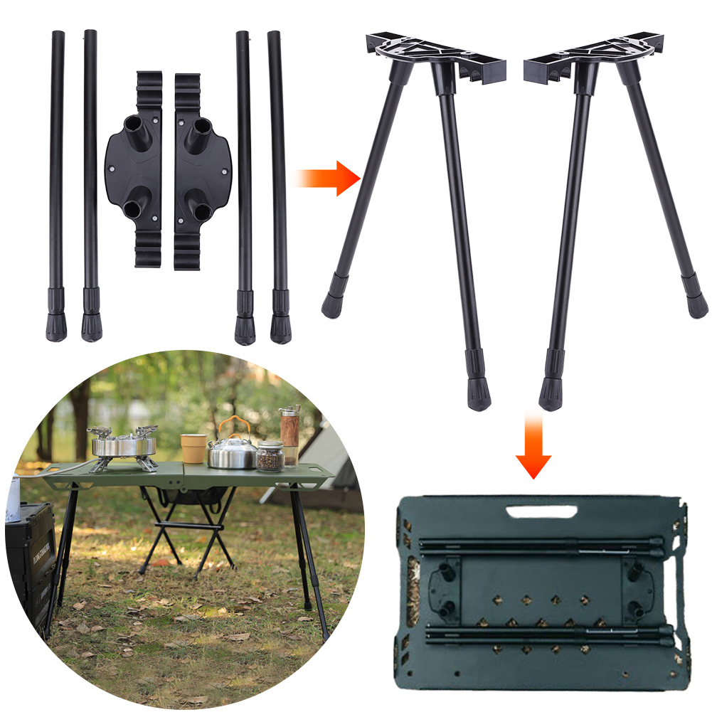 折りたたみ式キャンプテーブル脚 金属製折りたたみ式家具脚 高 - Outdoor Furniture Diy のレビューと価格