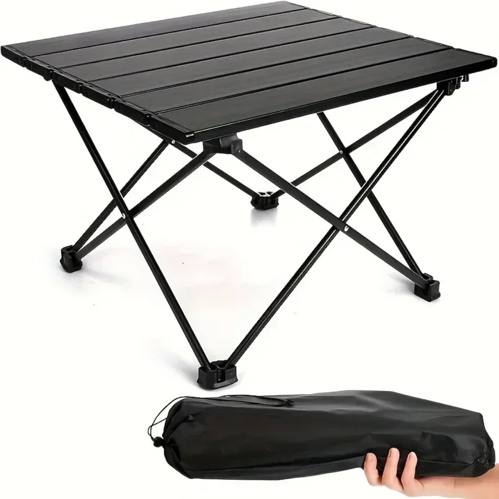 超軽量ポータブルキャンプ折りたたみテーブルローラーシャッター - Outdoor Furniture Usa のレビューと価格