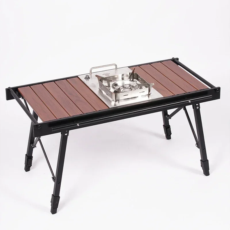折りたたみ式で取り外し可能なIGT木製テーブル、軽量キャンプ - Outdoor Furniture On Sale のレビューと価格